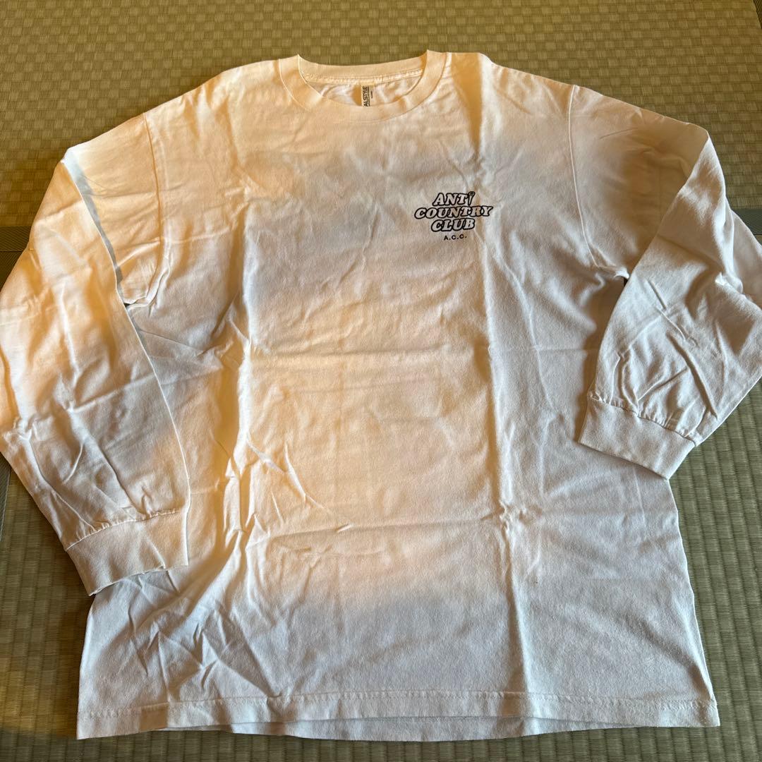 ANTI COUNTRY CLUB 長袖Tシャツ ホワイト