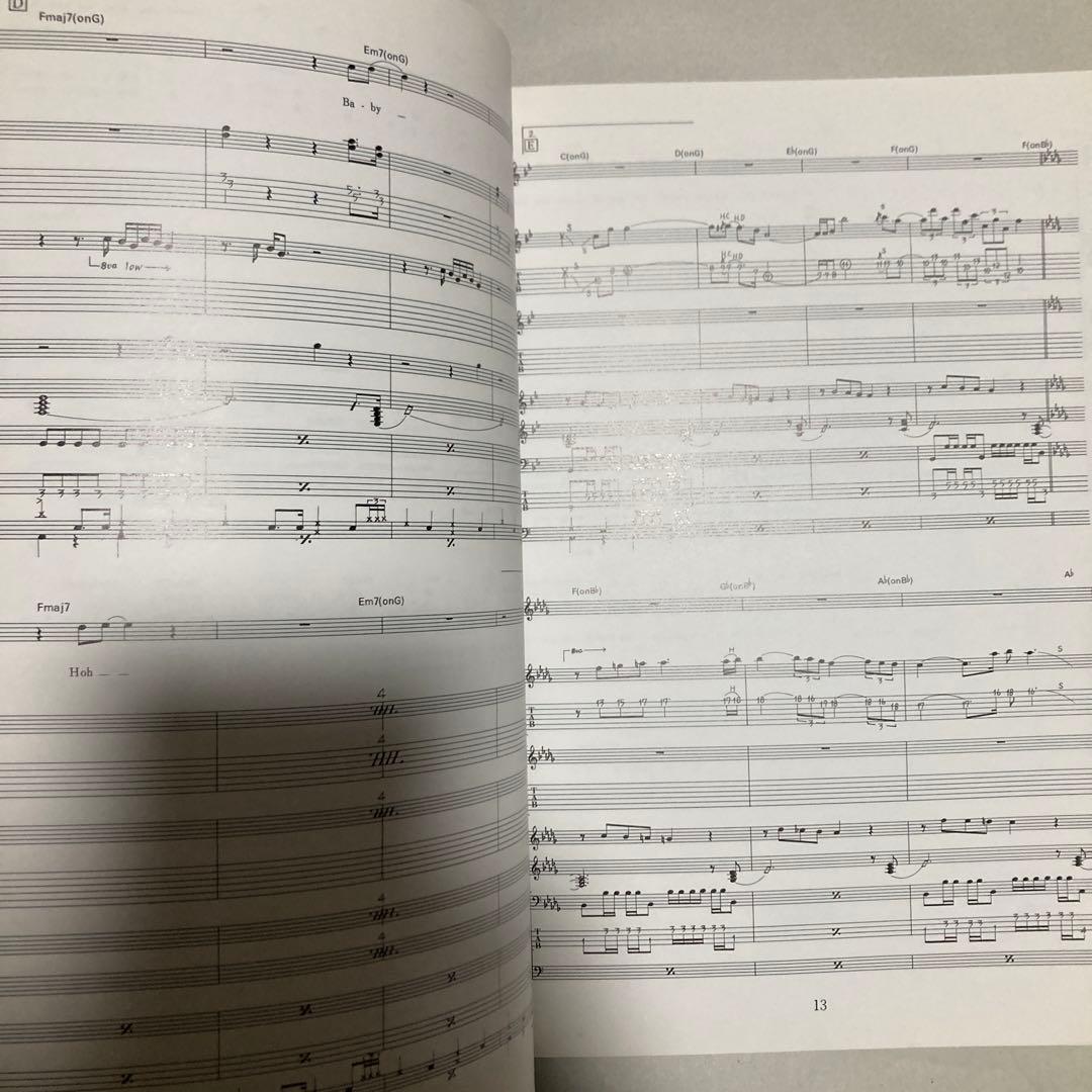 スコア　角松敏生/ビフォーザデイライト　楽譜　匿名配送