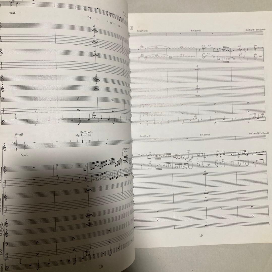 スコア　角松敏生/ビフォーザデイライト　楽譜　匿名配送