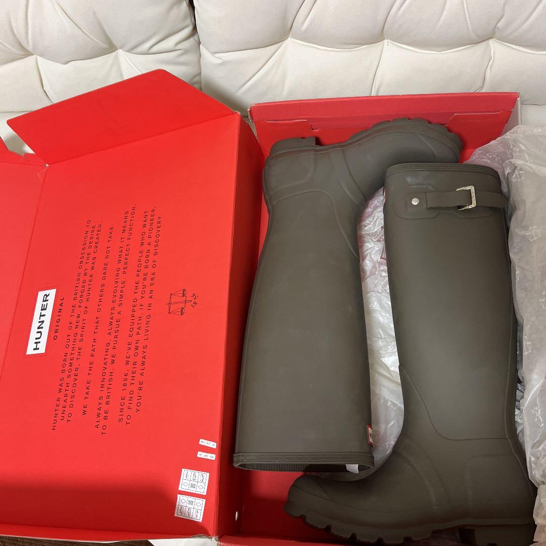 HUNTER ハンター　オリジナルトールブーツ　swamp green