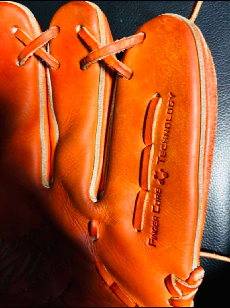 Mizuno Pro レザーグローブ オレンジ ミズノプロ