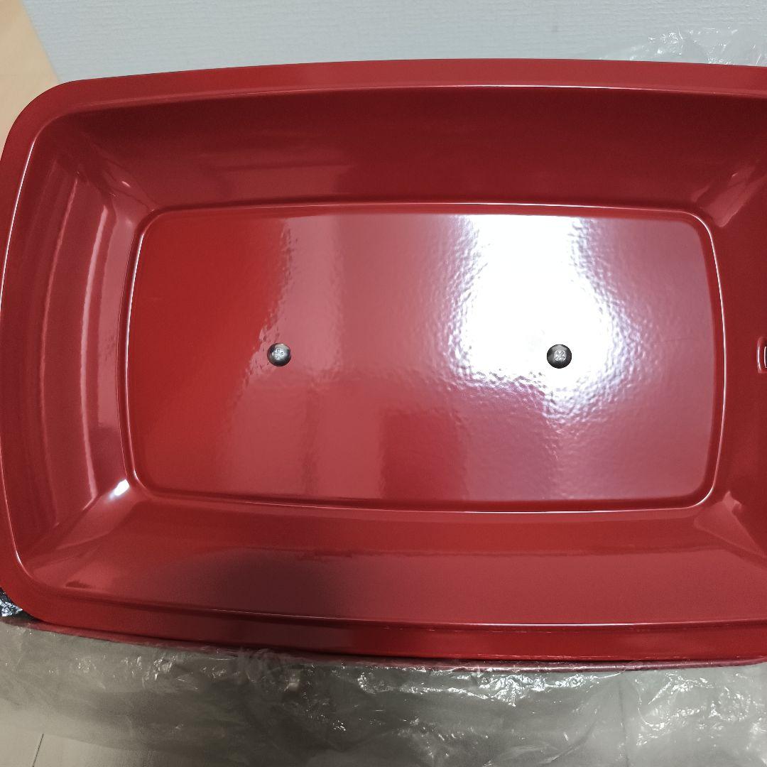 グリル付 BRUNO ブルーノ ホットプレート グランデ BOE026 レッド