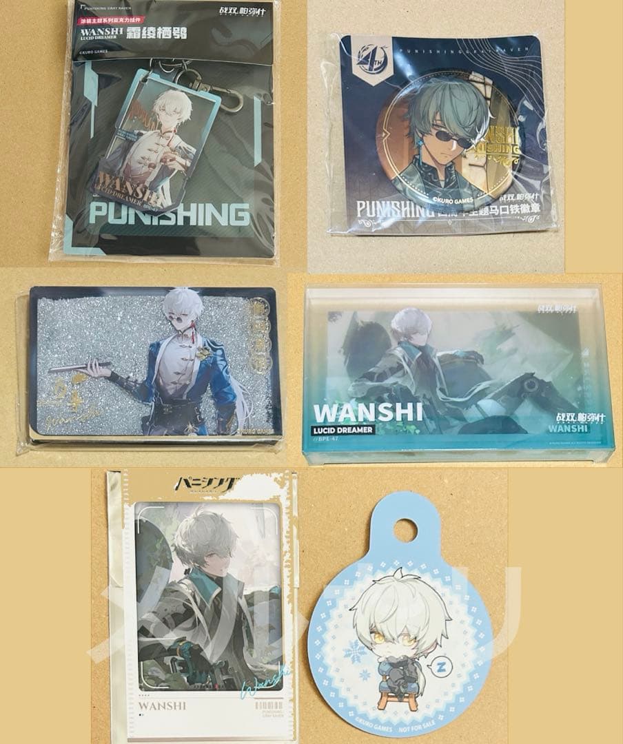 パニグレ 战双帕弥什 アクリルブロック 缶バッジ アクキー チェキ タグ バンジ