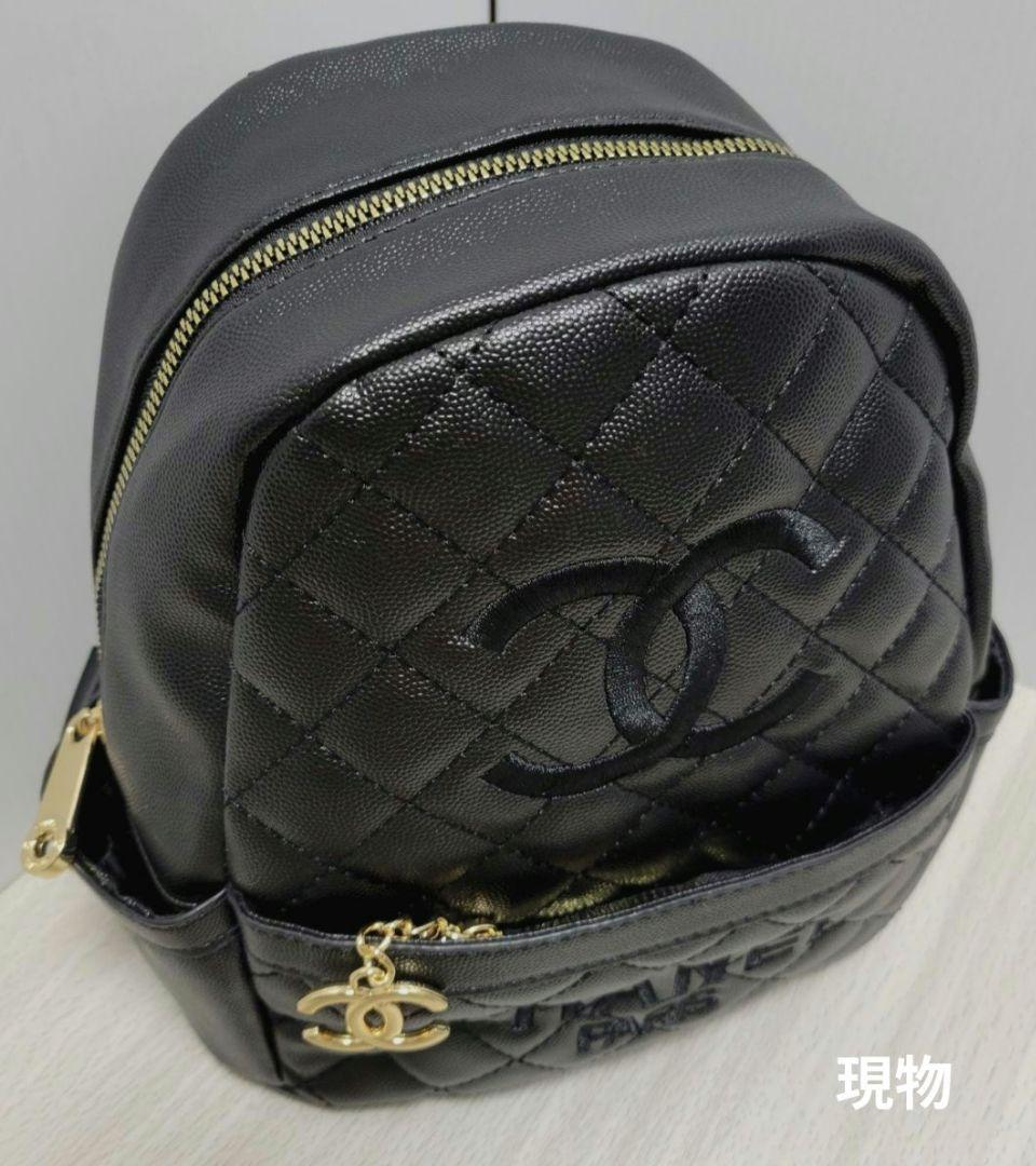 シャネル ノベルティリュック バッグ リュックサック キルティングデザイン