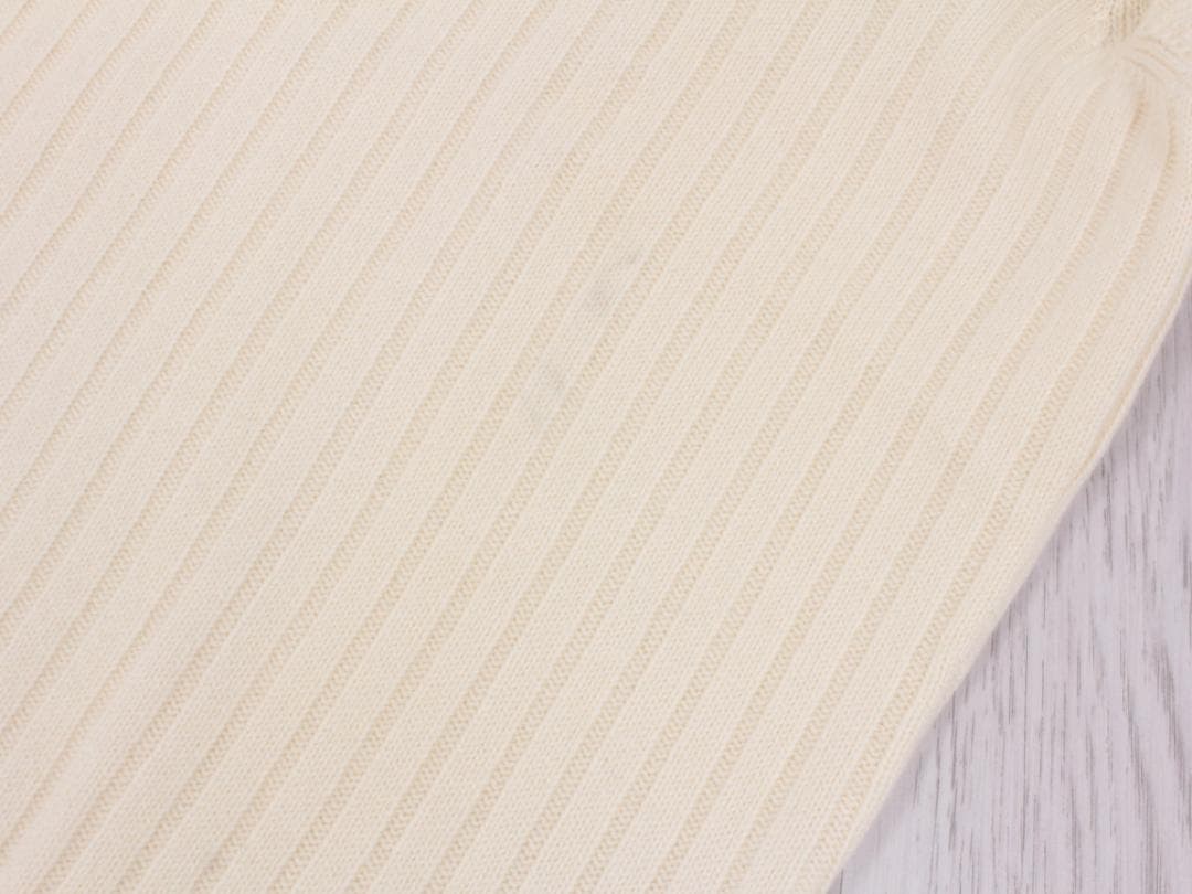 ▲専用 ブルネロクチネリ カシミヤ 100％ ジップアップセーター ホワイト系