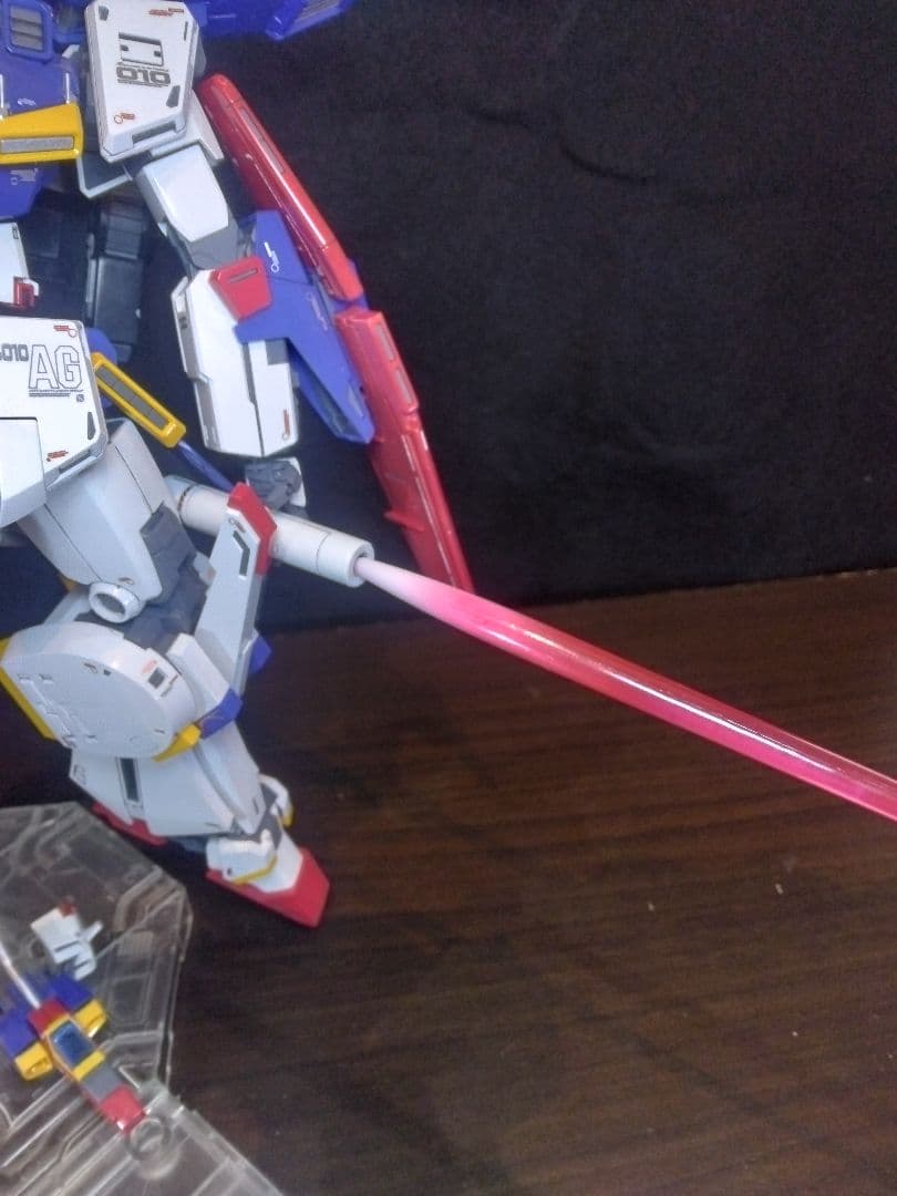 MG　ZZガンダムVer.Ka プレミアムデカール仕様　塗装完成品　説明書台座付