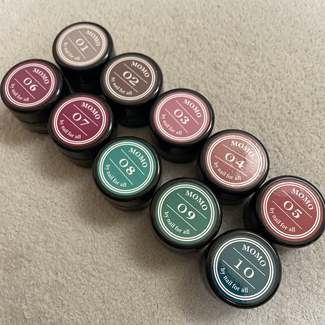 MOMO ジェルネイルカラー 10色セット