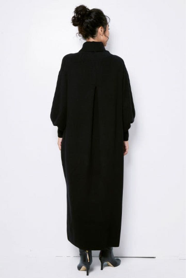 オアーノ　ニットワンピース（ブラック）