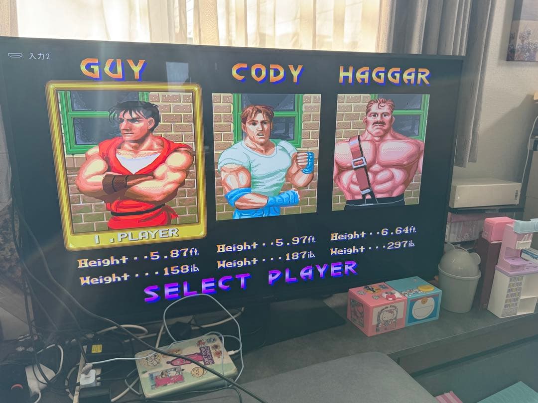 アーケードスティック 6ボタン