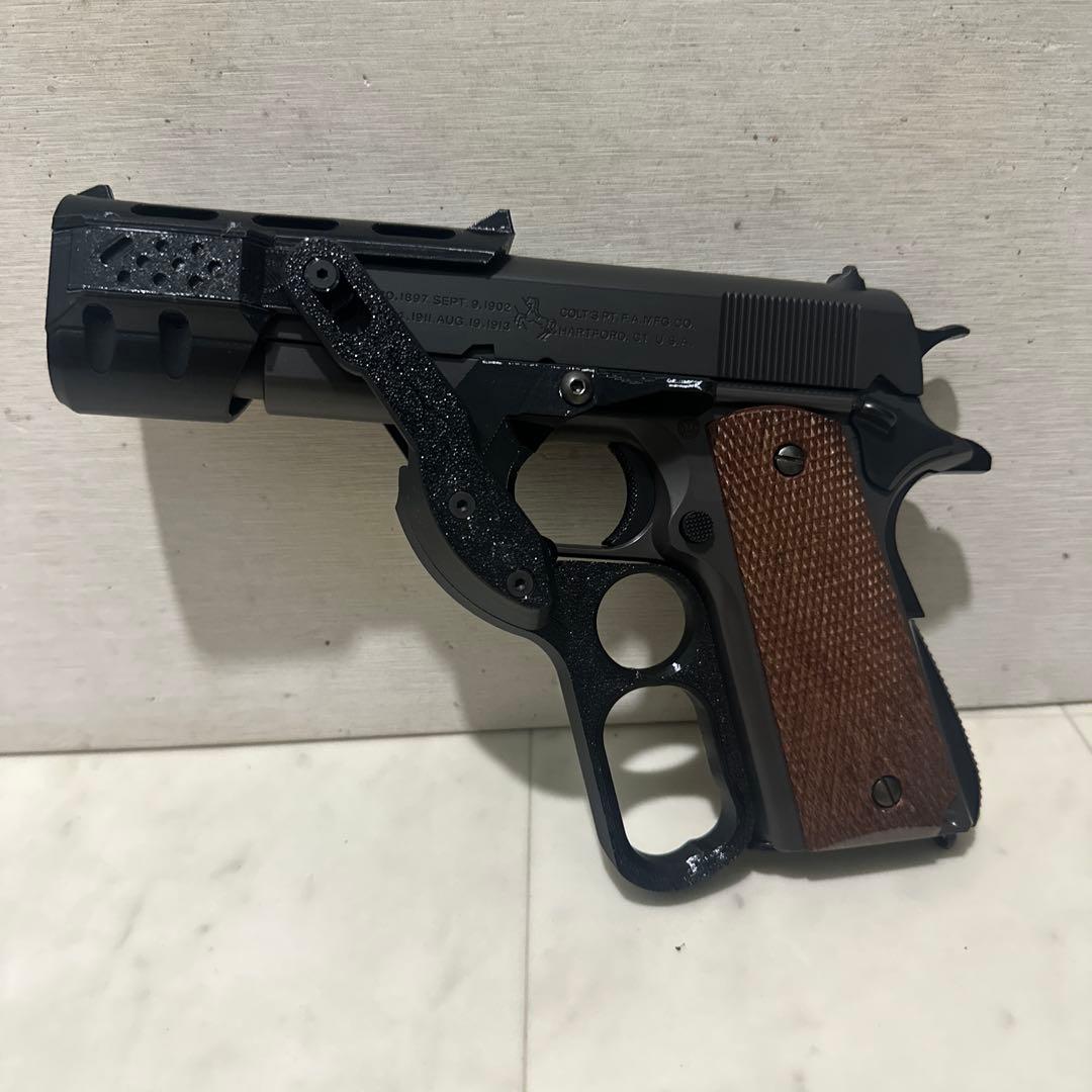 フリップコックキット組み込み ガバメント 東京マルイ エアコキ