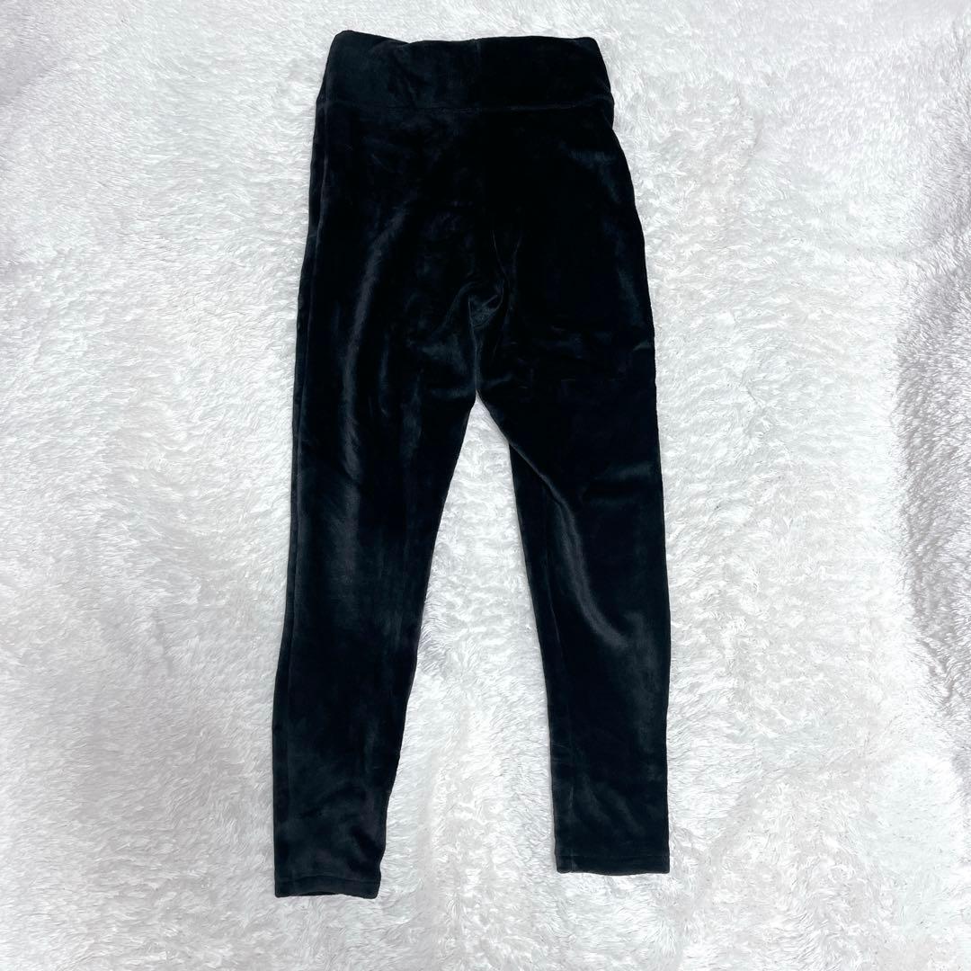 アヤン　ストレッチベロアレギンス カワウソ　38 ブラック