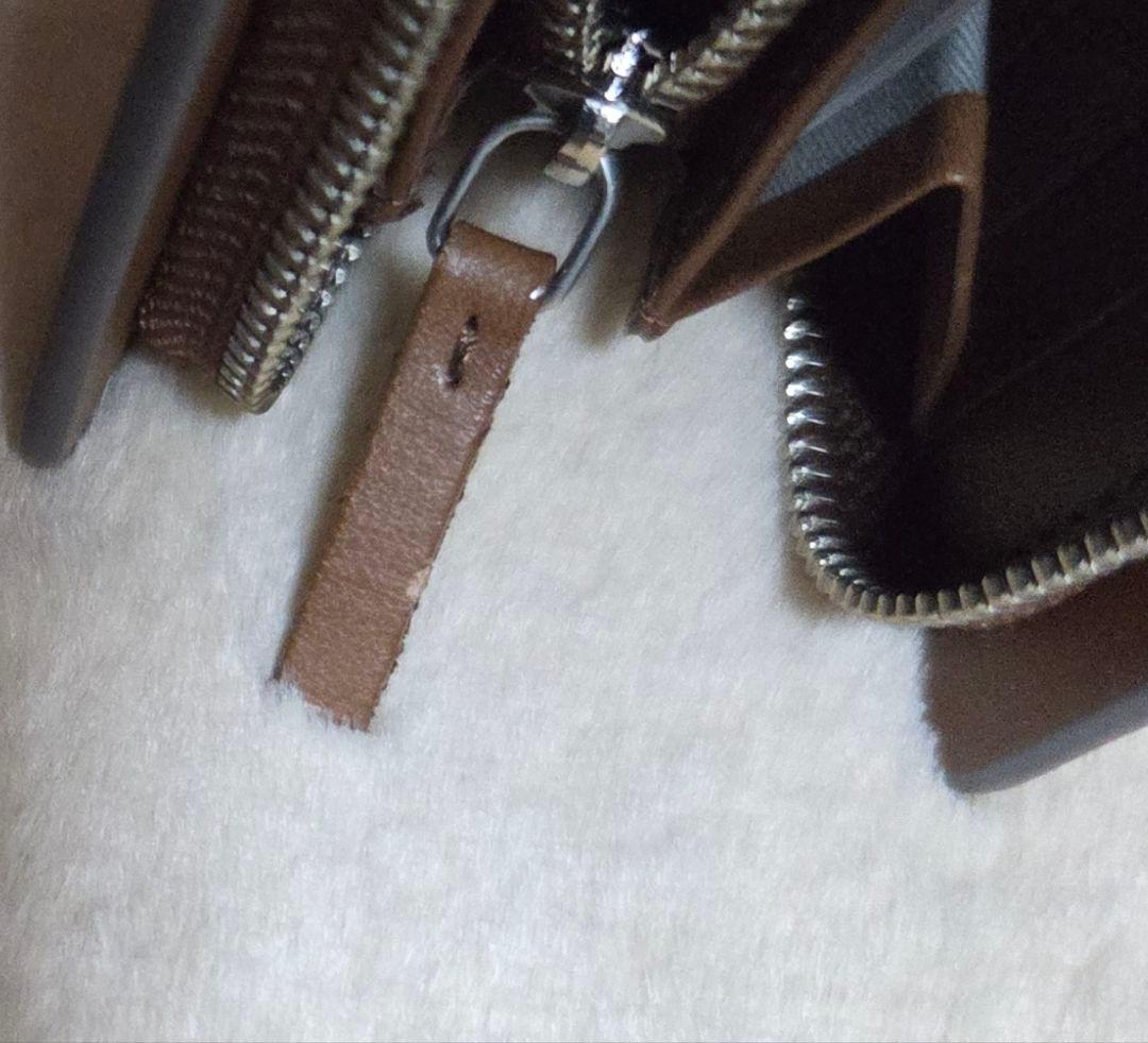 ほぼ新品タグ有　マーガレットハウエルアイデア 長財布 ベンジャミン グレー