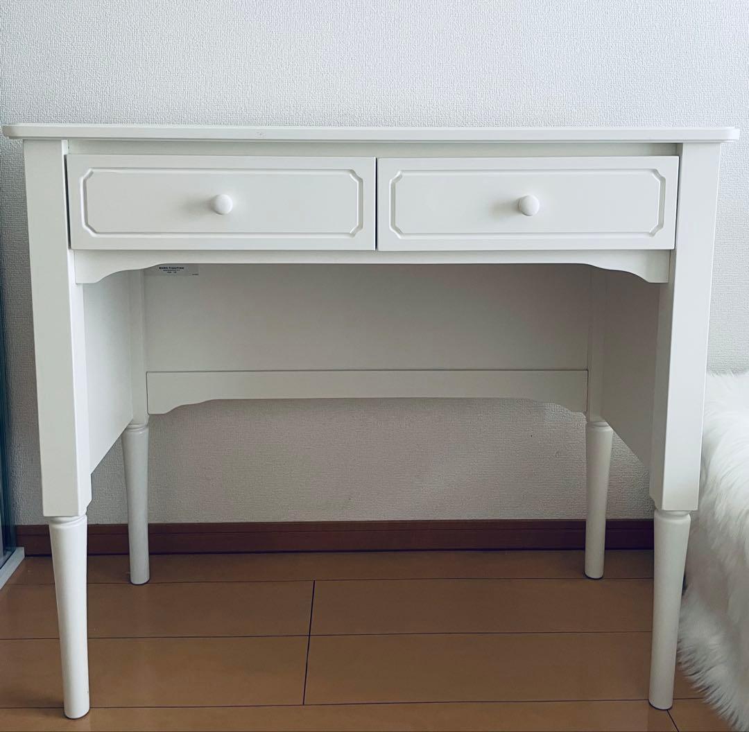 フランフラン　ミーオ コンソール ホワイト ドレッサー　デスク　美品