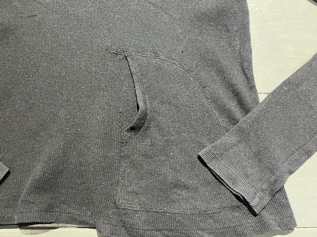 RAF SIMONSラフシモンズ 04-05AW wave期ポケット付リブニット