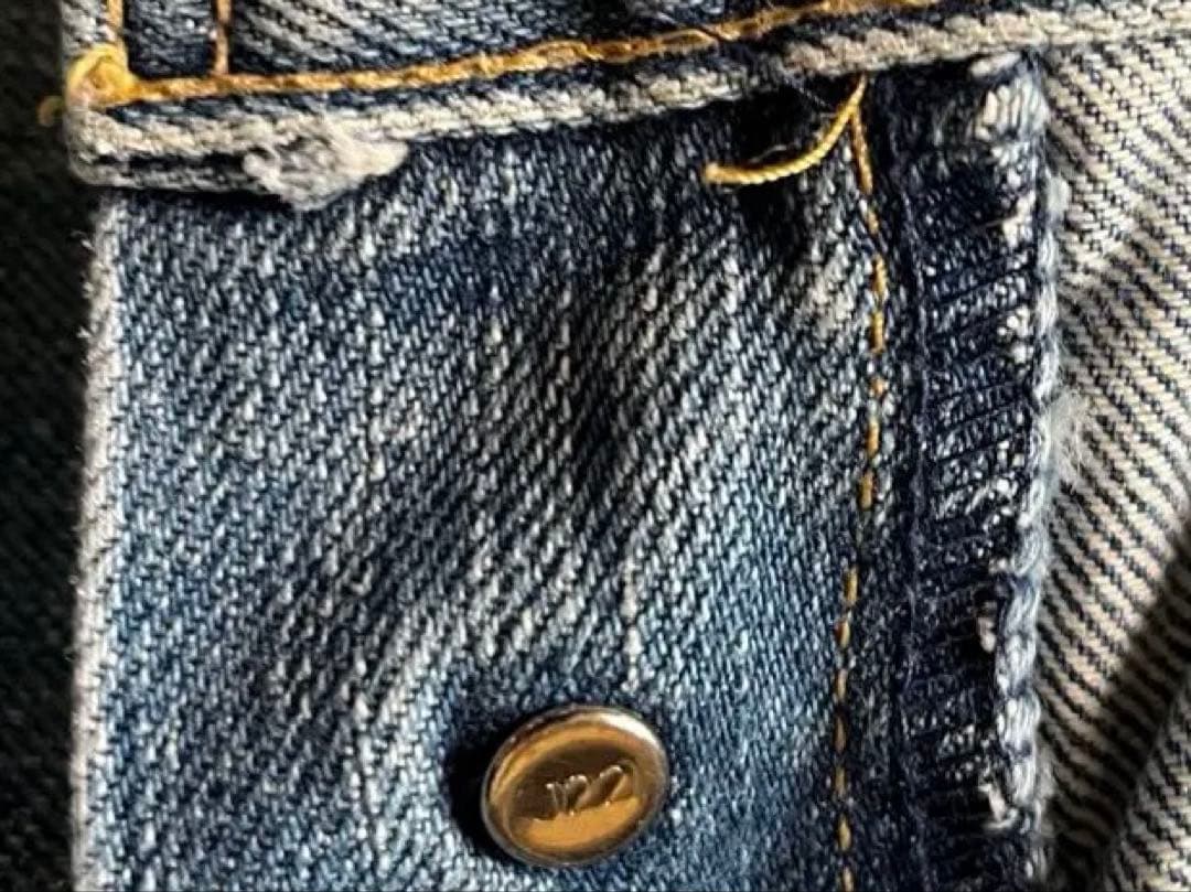 s*a様 【希少】140周年記念LEVI'S701XX BIG E赤耳 片面タブ