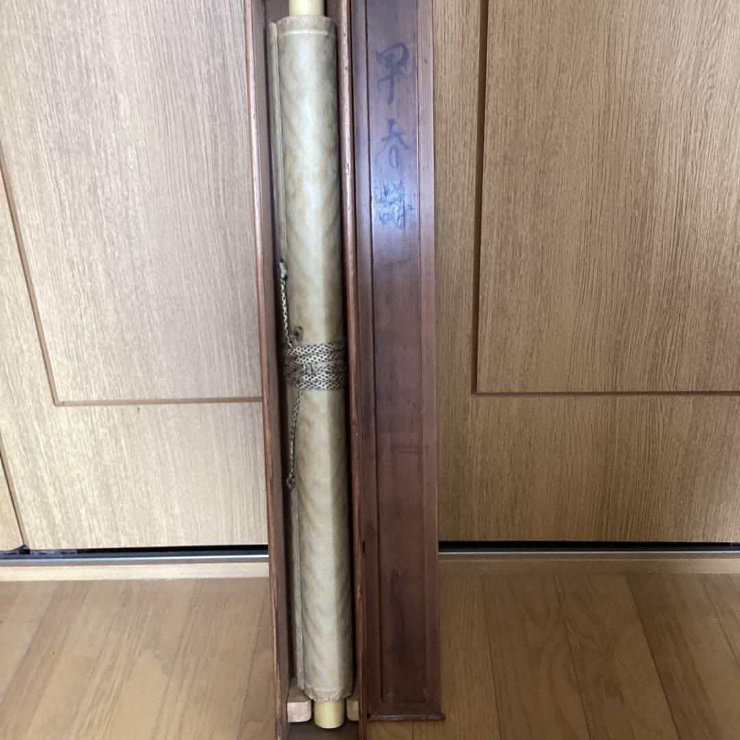 酒井抱一　絹本彩色画　《花鳥早　春　譜　》共箱《抱一画　法眼印》　模写　244