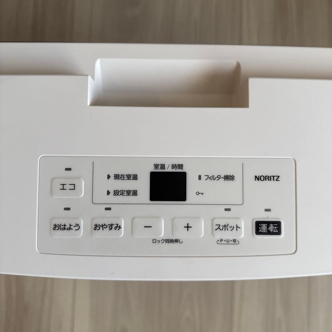 【極美品】ノーリツ　ガスファンヒーター　GFH-4007S-W5 都市ガス