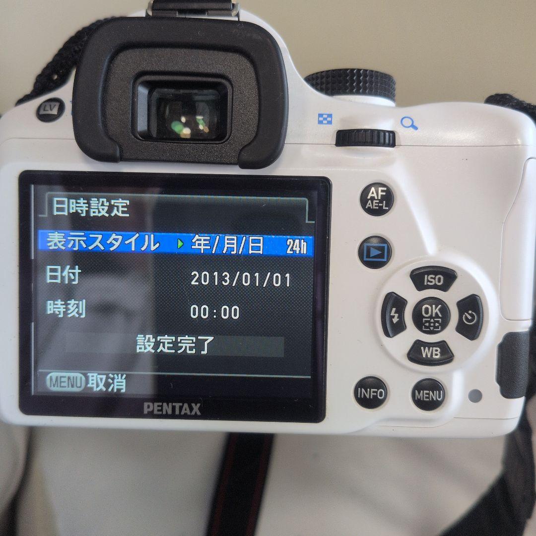 D*7様 デジタル一眼レフカメラ　ペンタックス K50 ホワイト レンズ付き 1