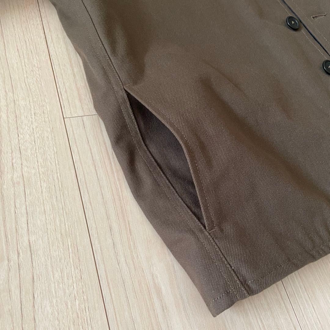 MHL. エムエイチエル （マーガレットハウエル）　ノーカラー中綿ジャケット　L