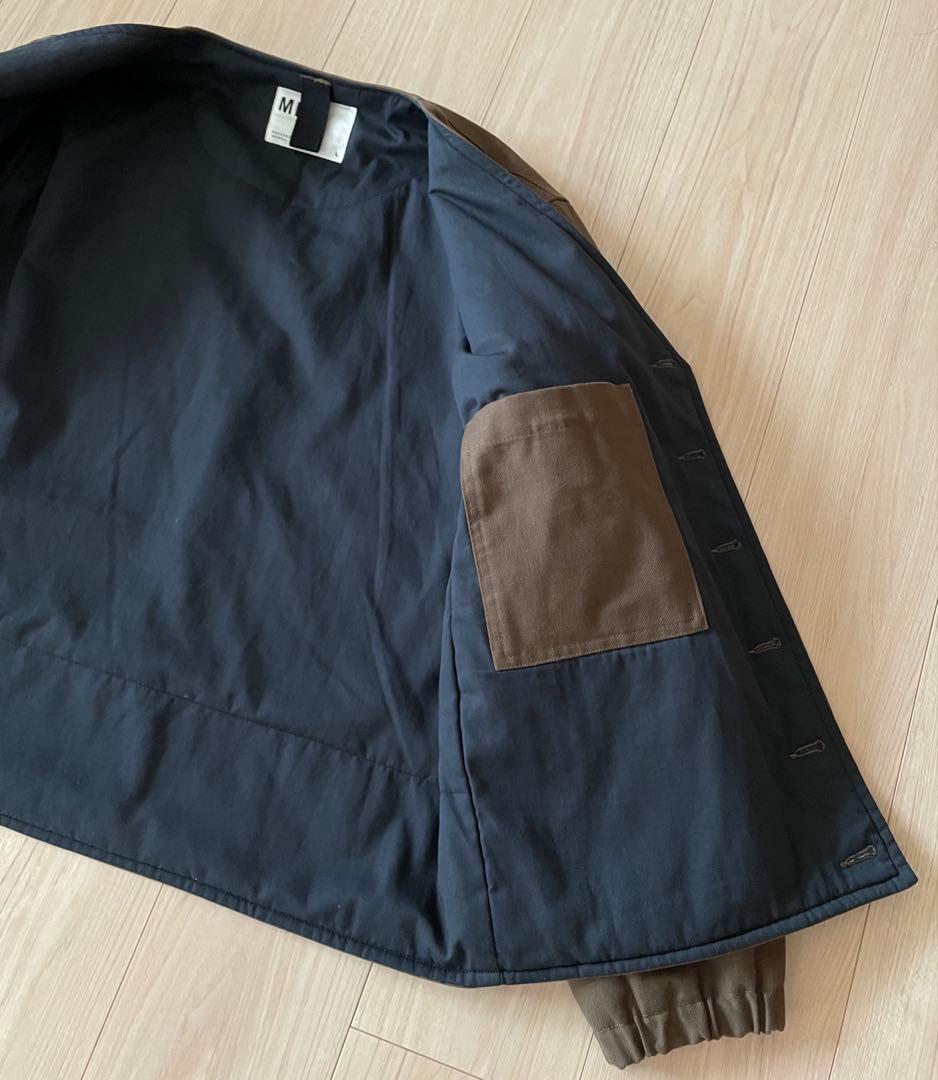 MHL. エムエイチエル （マーガレットハウエル）　ノーカラー中綿ジャケット　L