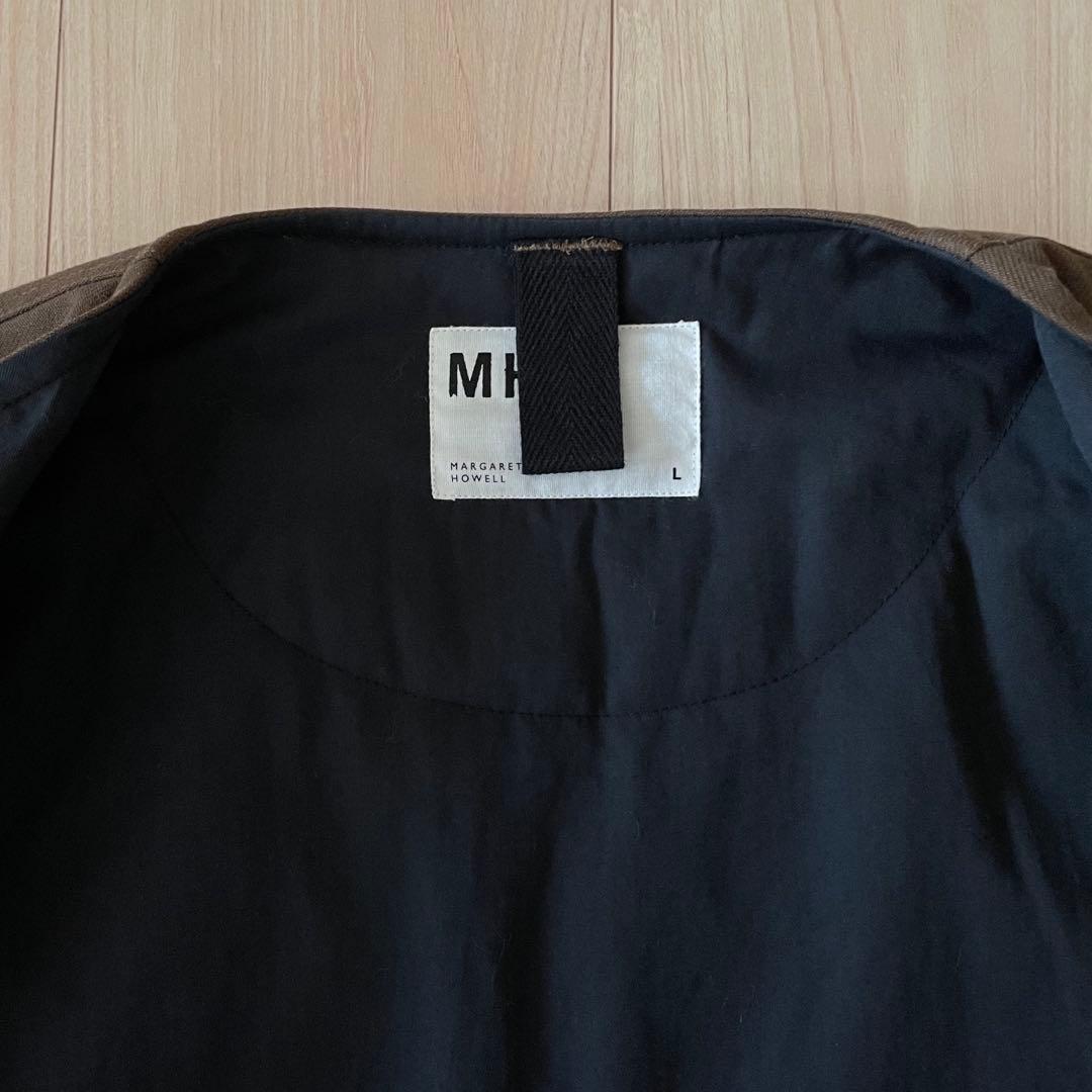 MHL. エムエイチエル （マーガレットハウエル）　ノーカラー中綿ジャケット　L