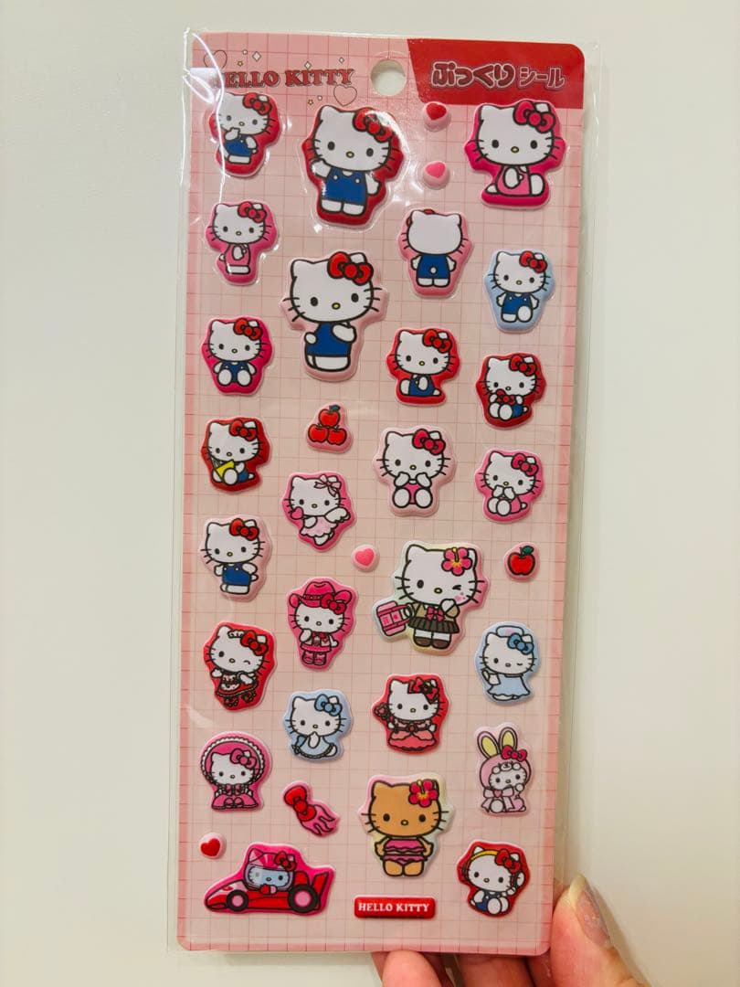 正規品 サンリオ キラキララインストーンシール ドロップジュエルシール ぷっくり