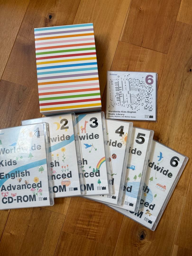 値下げ　ベネッセ　ワールドワイドキッズ DVD & CD-ROM セット