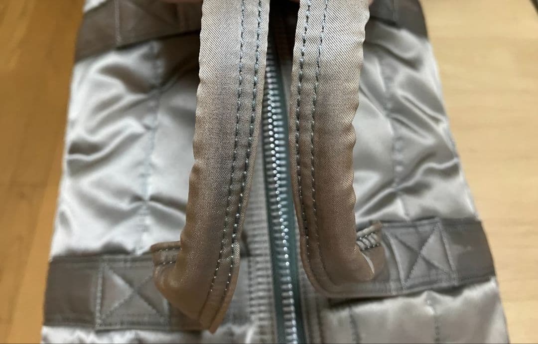 【値引】PORTER タンカー シルバーグレードラムバッグ ストラップ付