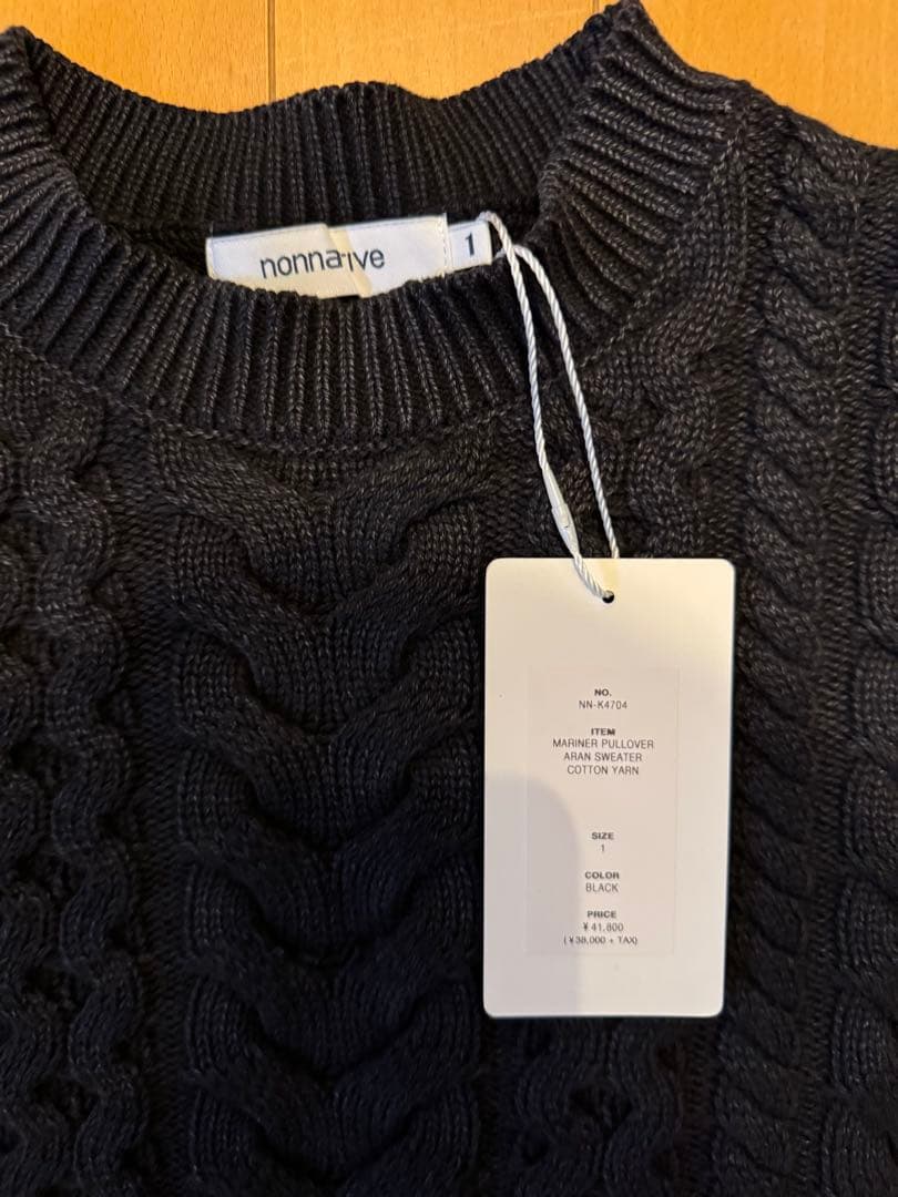 トップス nonnative 25AW MARINER PULLOVER ARAN SWE