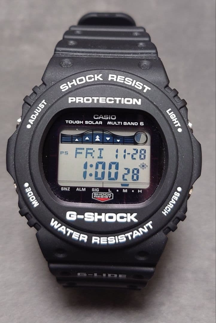 未使用 CASIO G-SHOCK GWX-5700CS-1JF Gライド 黒