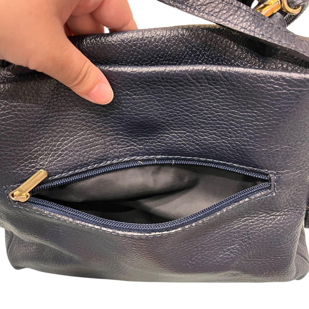 【美品】アッシュエレン ハンドバッグ 牛革 上品 高品質 素材仕様 2way