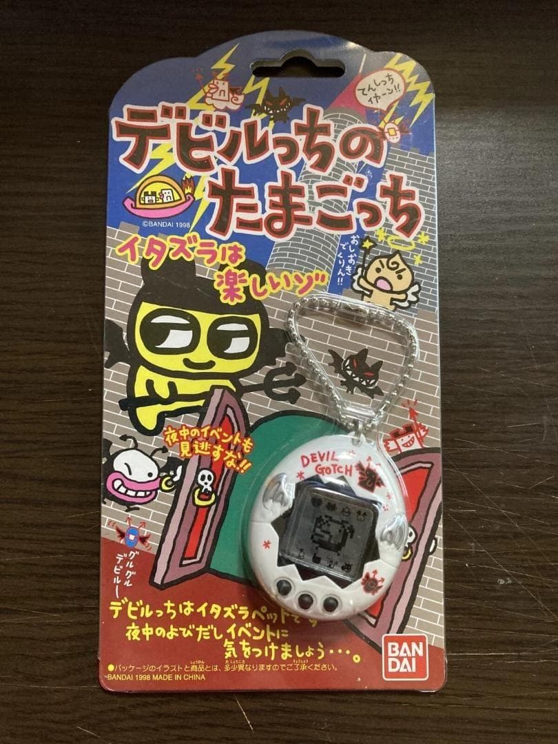 【開封品美品】デビルっちのたまごっち　ホワイト　動作未確認　SHB83