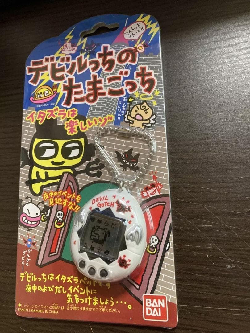 【開封品美品】デビルっちのたまごっち　ホワイト　動作未確認　SHB83