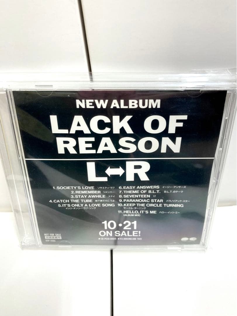 【激レア非売品】美品 L⇔R エルアール / LACK OF REASON