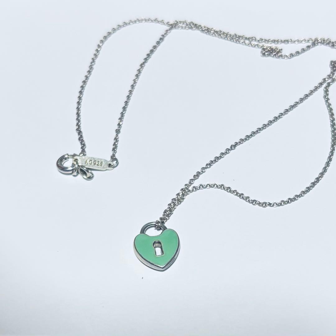 ティファニー　エメラルドハートロック ネックレス