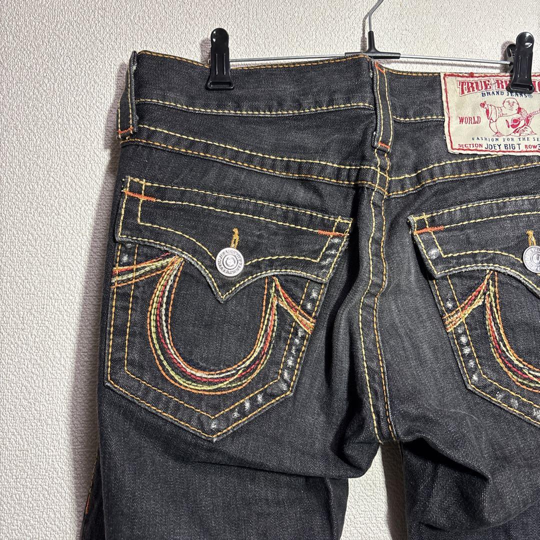 ツゥルーレジジョン　ブラックデニム　ブーツカット