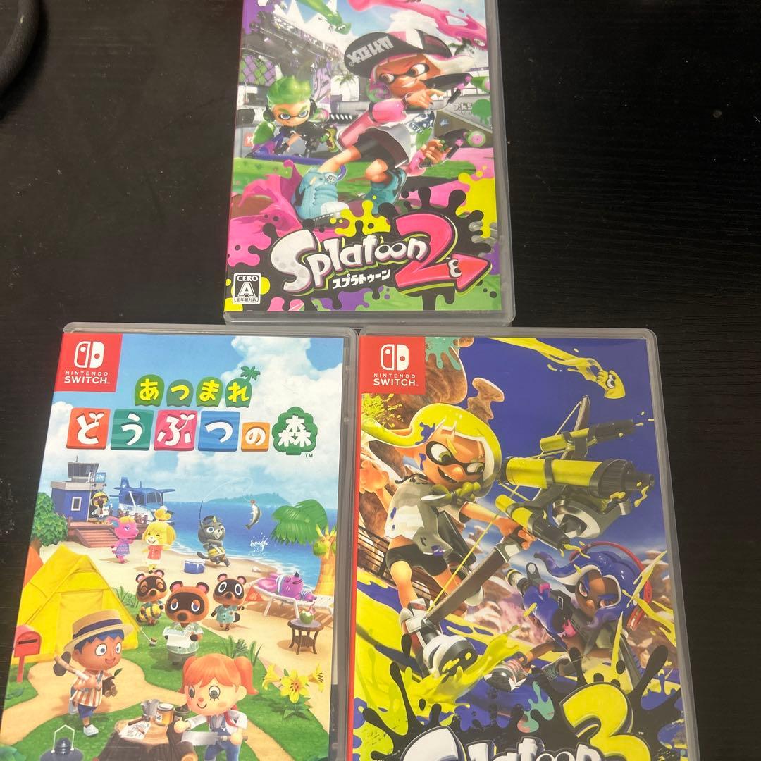 Nintendo Switchソフト 3本セット スプラ2.3 どうぶつの森