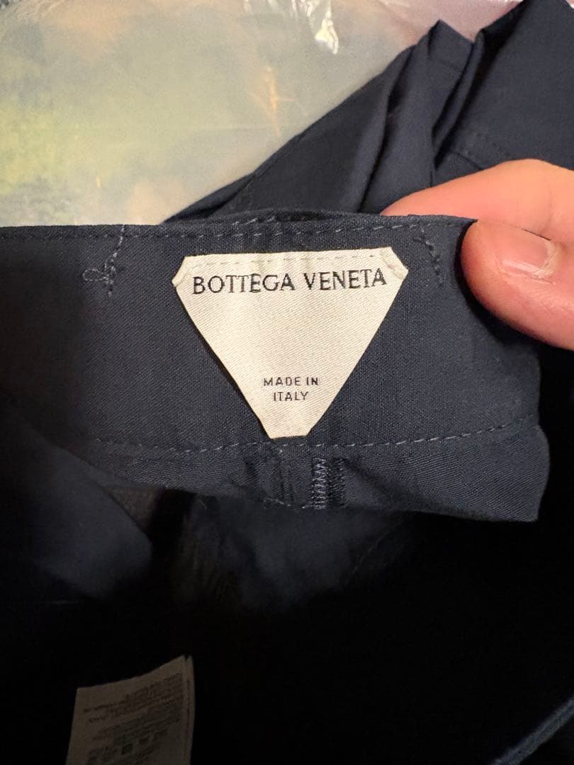 Bottega Veneta 23ss ワイドスラックス ネイビー