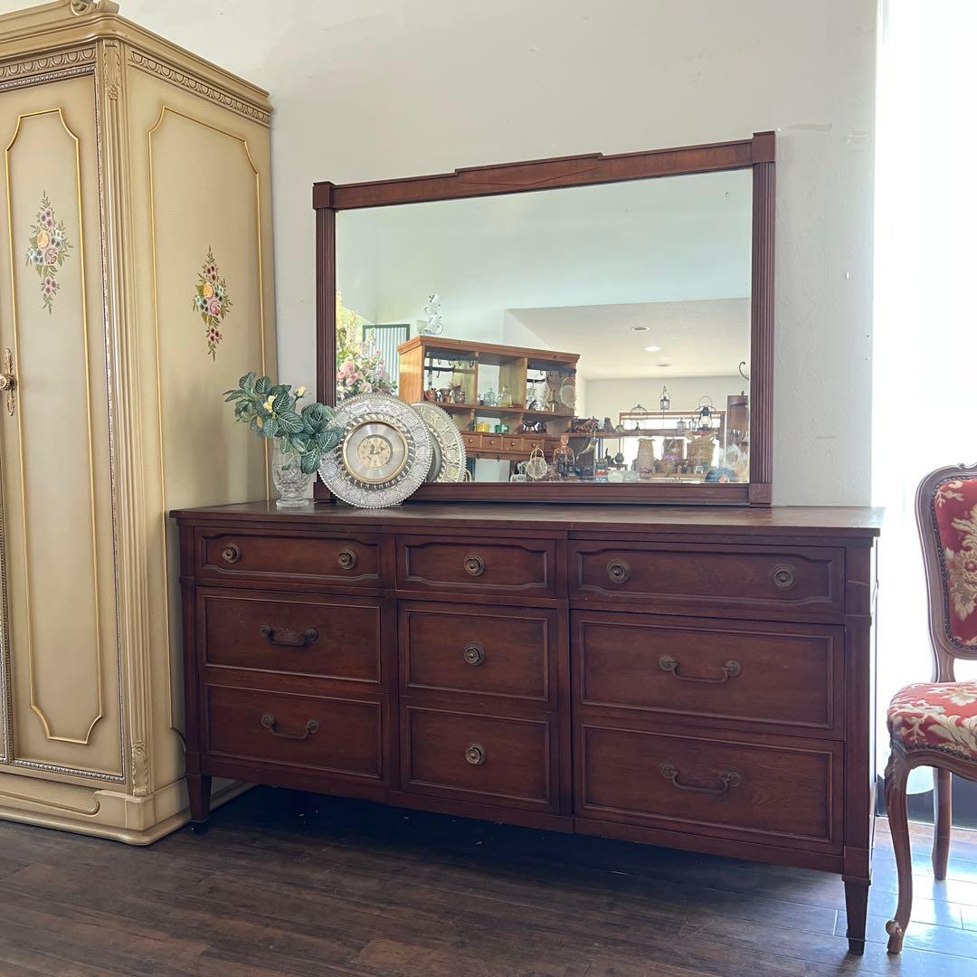 k408r120 ドレクセル 日本製 トライユン ミラーチェスト/サイドボード