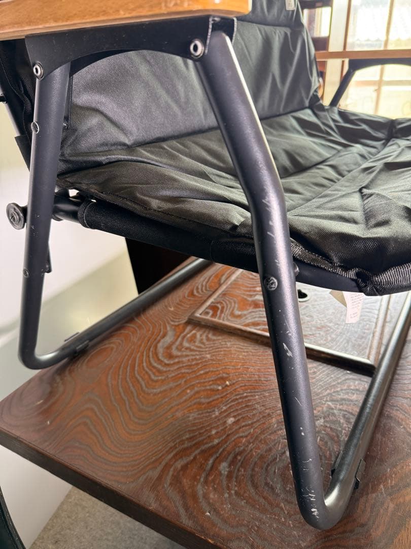 DOD グッドラックソファ ブラック 2人掛け 折りたたみチェア キャンプ