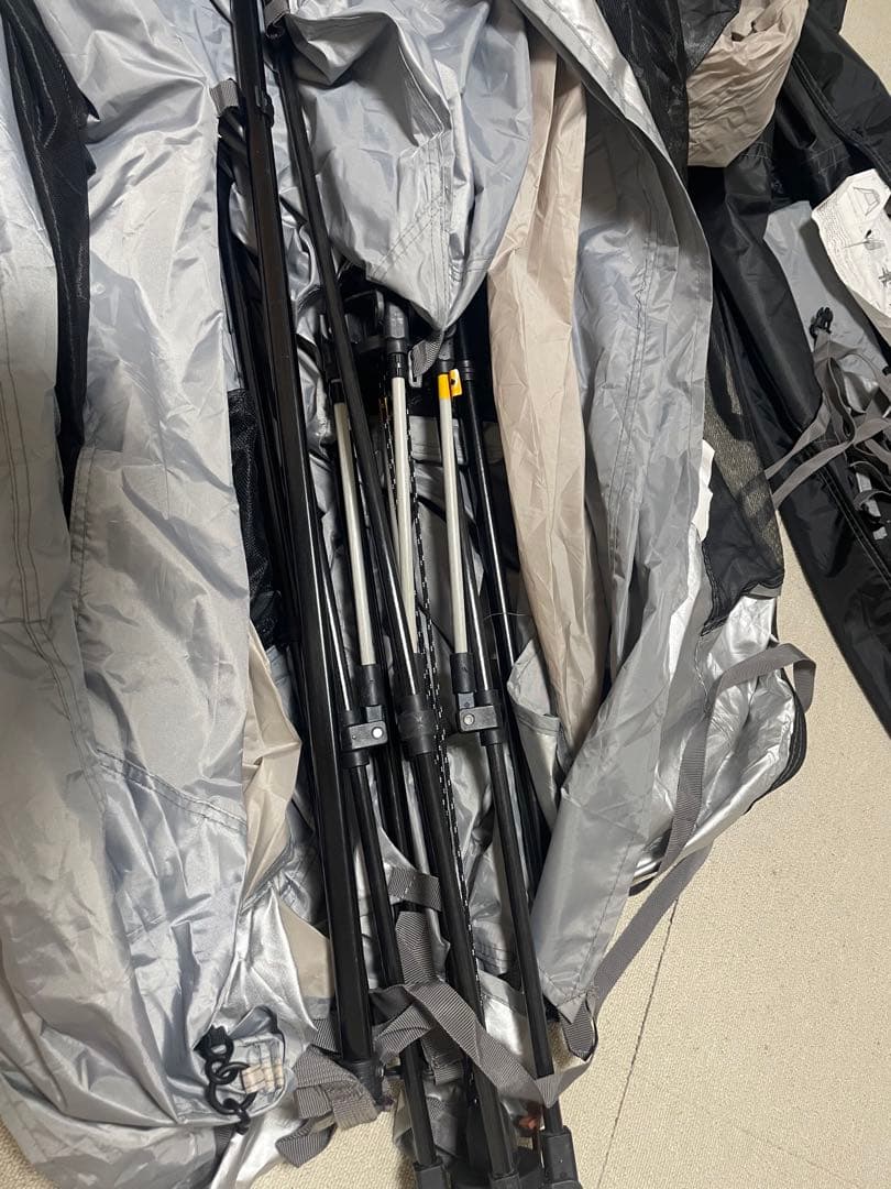 クイックキャンプ ワンタッチ スクリーンタープ 3m QC-ST300 グレー