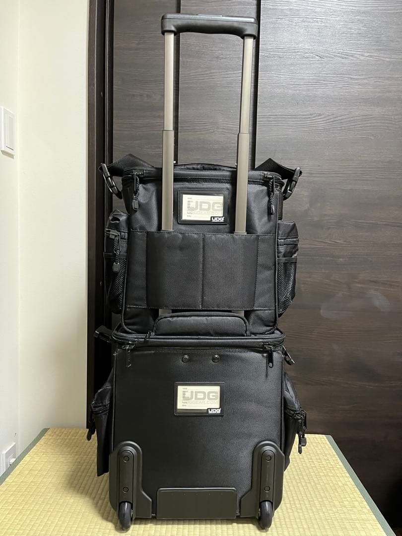 UDG レコードバッグ　トロリー　TWIN DJ Bag