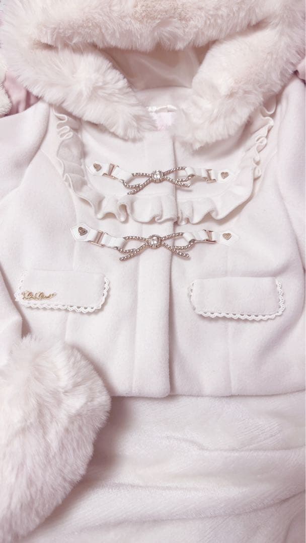 ♥LIZLISA ビジューリボンショートコート