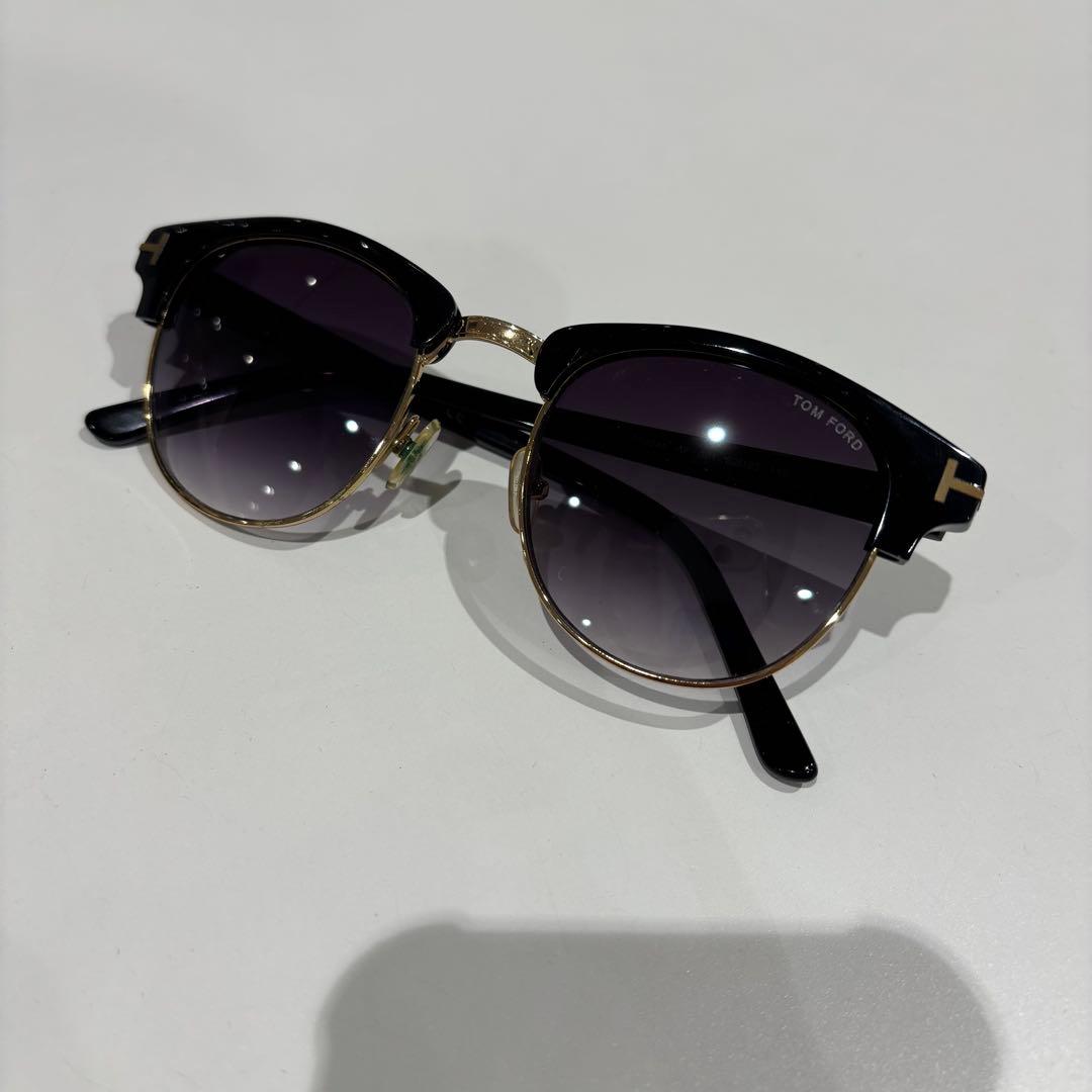 訳あり TOM FORD TF0248 ブラックサングラス トムフォード