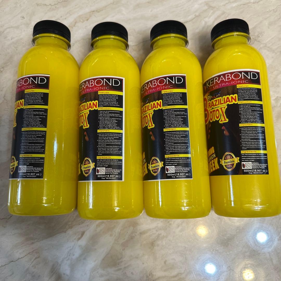 KERABOND PINOY BRAZILIAN BOTOX 500ml 4本