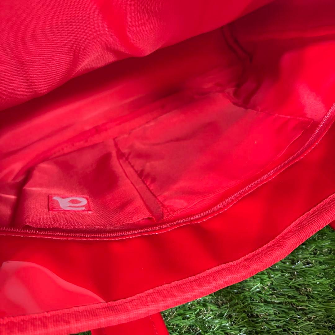 【archivio】チャーム付きミニトートバッグ　ゴルフ　アルチビオ　レッド