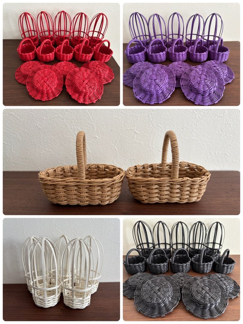 めい様ご確認用のページです。クラフトバンドミニバスケット