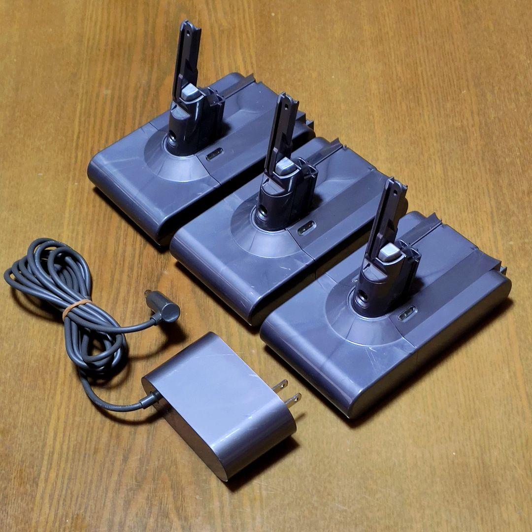 本日限定 ダイソンSV11掃除機完全分解清掃済み 動作品純正バッテリー3つセット