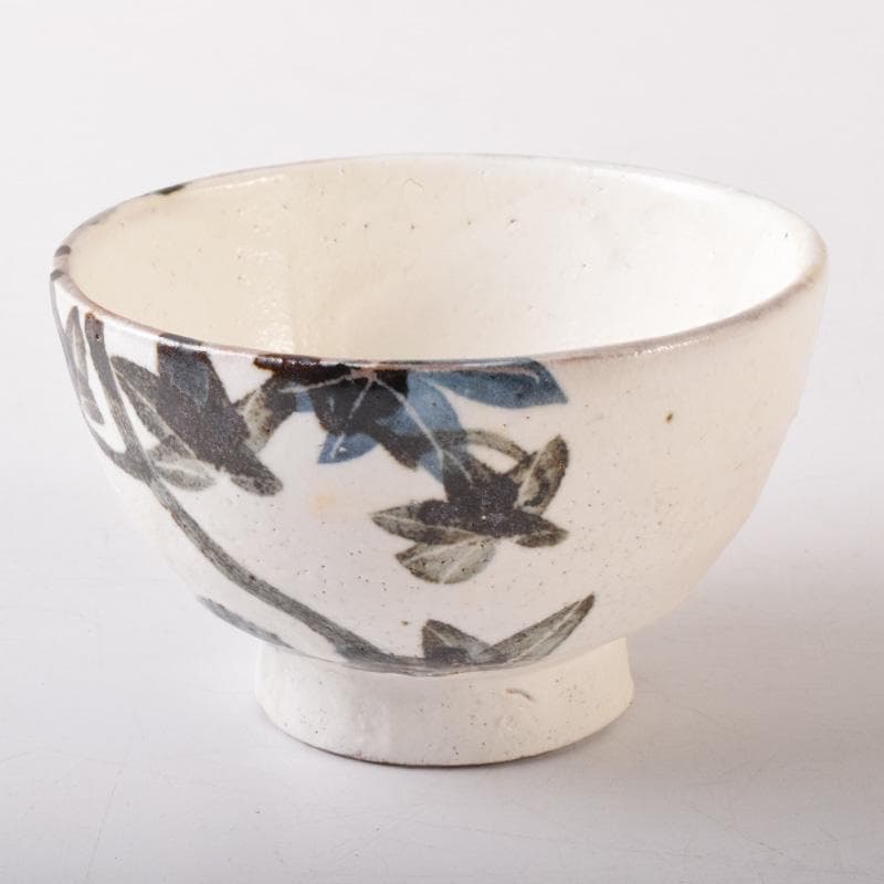 煎茶道具　水月窯　楓文　汲出茶碗　五客　共箱　V　7458