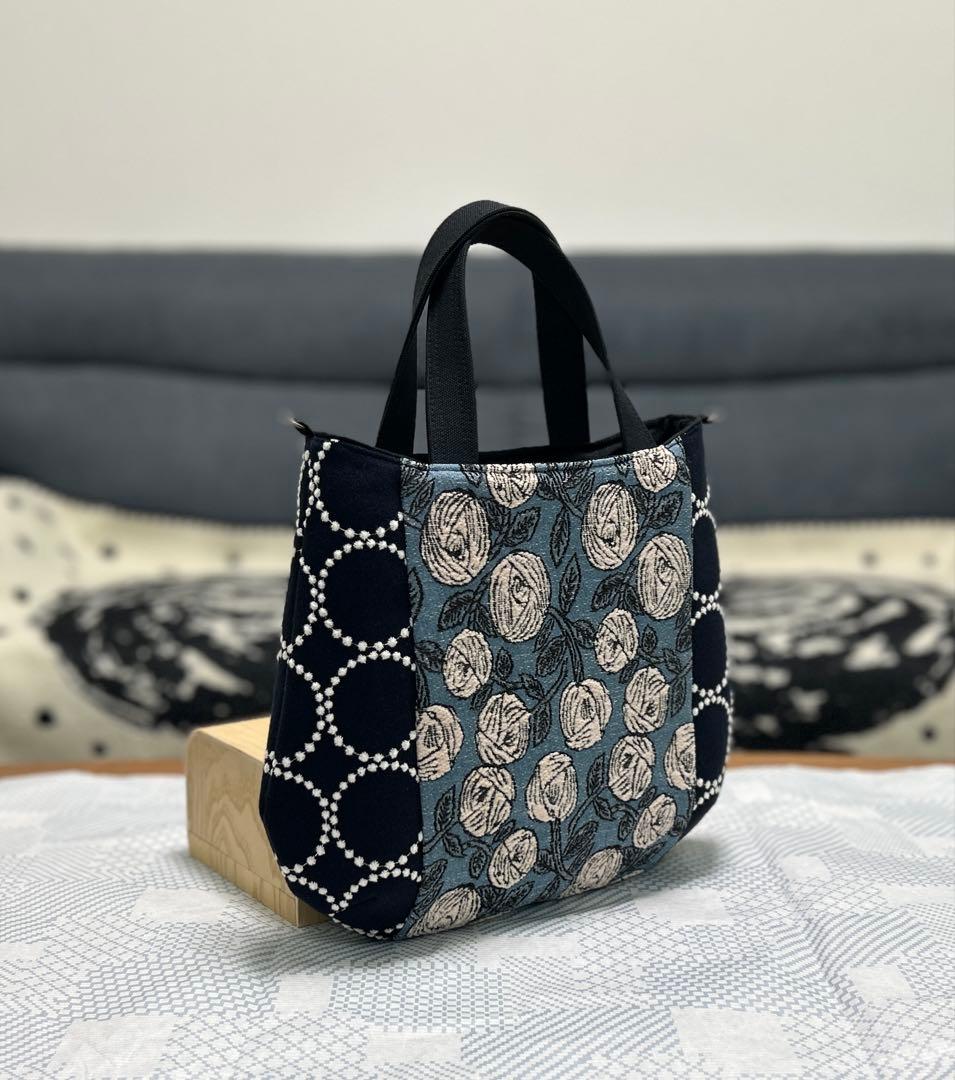 ハンドメイド ミナペルホネン rosy コロりんトート